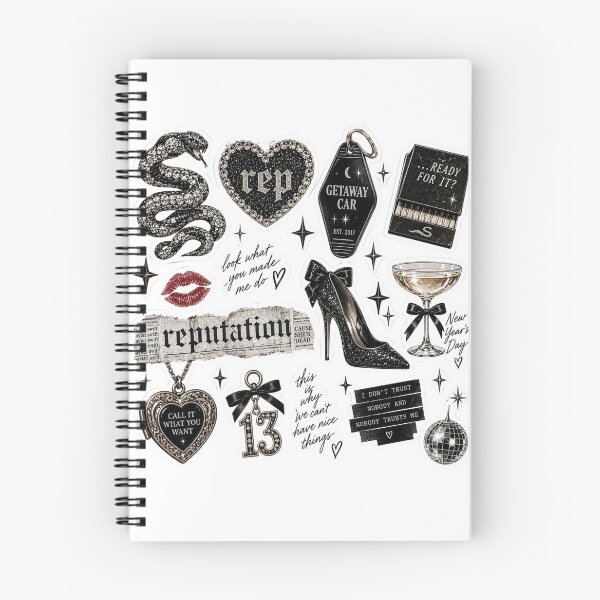 Item preview, Taylor Swift Reputation Era Sticker Pack designed and sold by taylorvinyls.