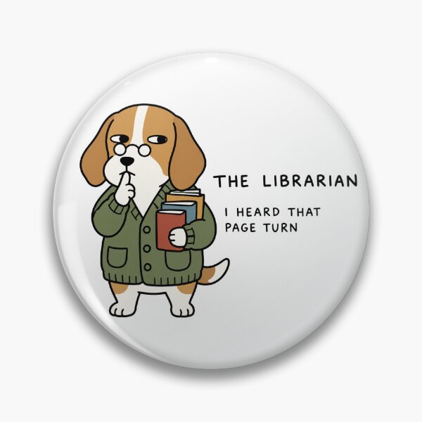 Item preview, The Librarian Beagle I Heard That Page Turn designed and sold by SayMaria.