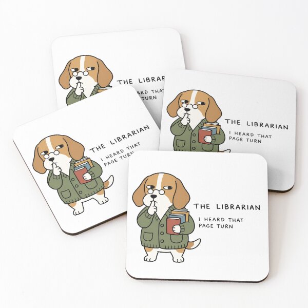 Item preview, The Librarian Beagle I Heard That Page Turn designed and sold by SayMaria.
