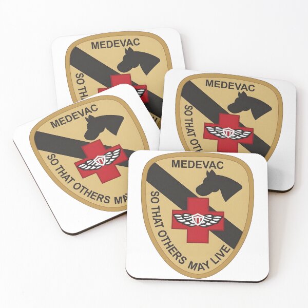 Item preview, US Army 1st Cavalry Division Medevac So That Others May Live Shield Emblem designed and sold by CharlieDesings.