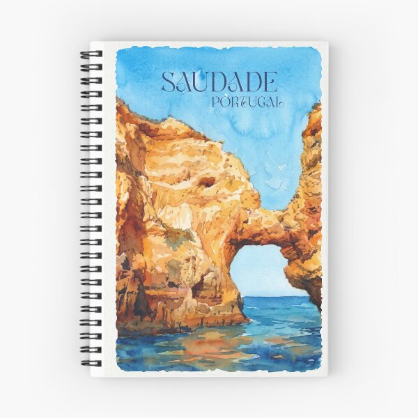 Item preview, Saudade Portugal – Aesthetic Watercolor Travel Design designed and sold by HappyLuckyJoy.