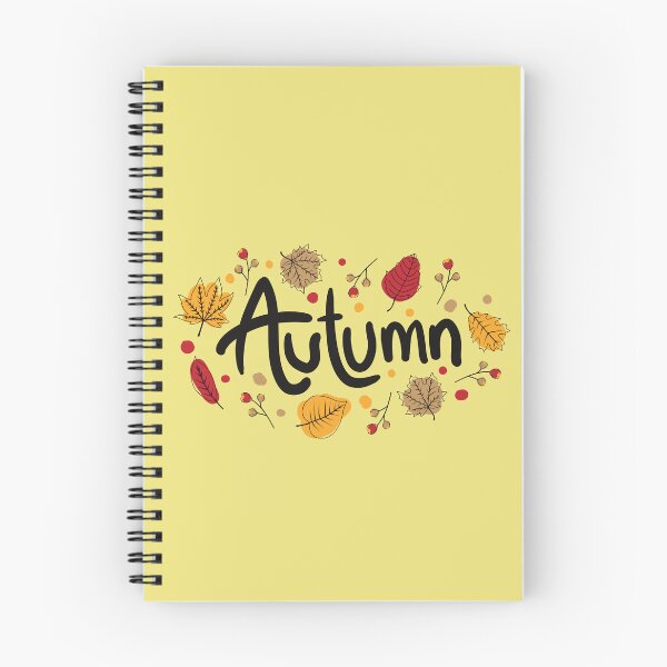 Item preview, Autumn Lettering with Fall Leaves Wreath designed and sold by SolutionsArt.