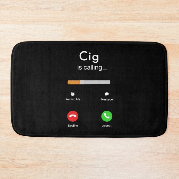 Item preview, Cig Is Calling Funny Cigarette Phone Call Parody designed and sold by OddPopARt.