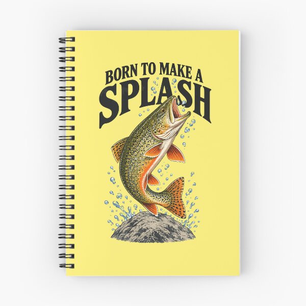 Item preview, MI Brook Trout Fish Design Make a Splash designed and sold by taiche.
