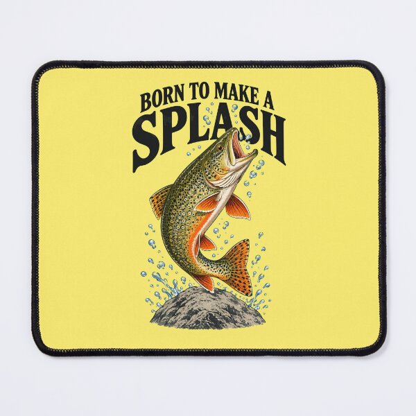 Item preview, MI Brook Trout Fish Design Make a Splash designed and sold by taiche.