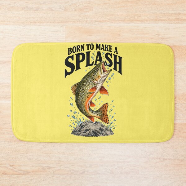Item preview, MI Brook Trout Fish Design Make a Splash designed and sold by taiche.