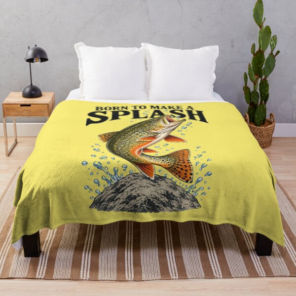 Item preview, MI Brook Trout Fish Design Make a Splash designed and sold by taiche.