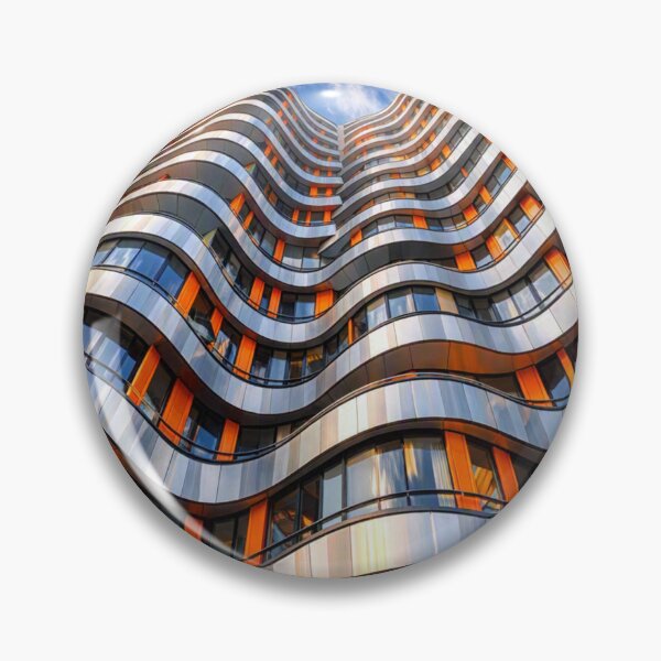 Item preview, The facade appears as a flowing movement of metal and glass. designed and sold by Sigtrix.