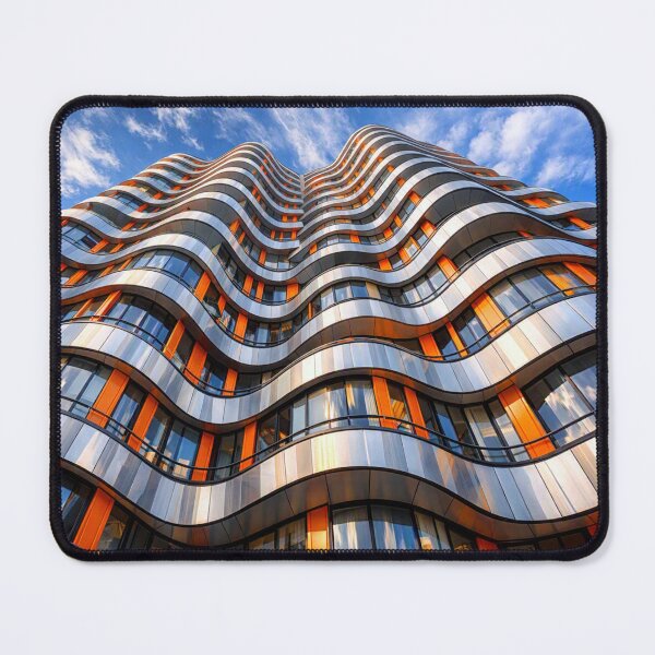 Item preview, The facade appears as a flowing movement of metal and glass. designed and sold by Sigtrix.