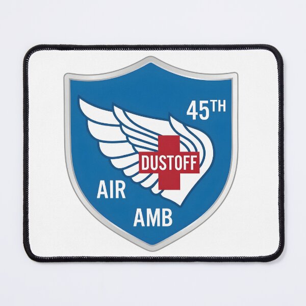 Item preview, US Army 45th Medical Company Air Ambulance Dustoff Shield Emblem designed and sold by CharlieDesings.