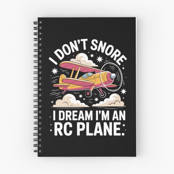 Item preview, I Don’t Snore – I Dream I’m an RC Plane   designed and sold by jkrphoto.