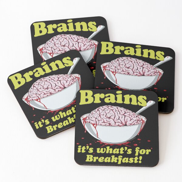 Item preview, Brains It's What's For Breakfast Zombie Cereal designed and sold by ZEtexaxe.