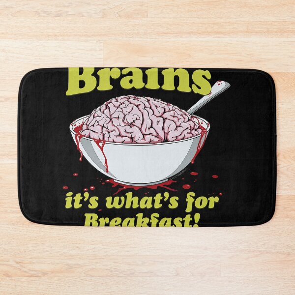 Item preview, Brains It's What's For Breakfast Zombie Cereal designed and sold by ZEtexaxe.