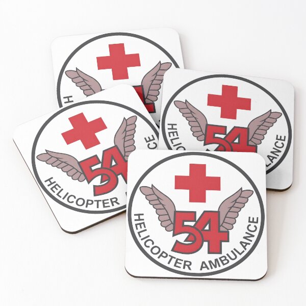 Item preview, US Army 54th Medical Detachment Helicopter Ambulance Dustoff Roundel Emblem designed and sold by CharlieDesings.