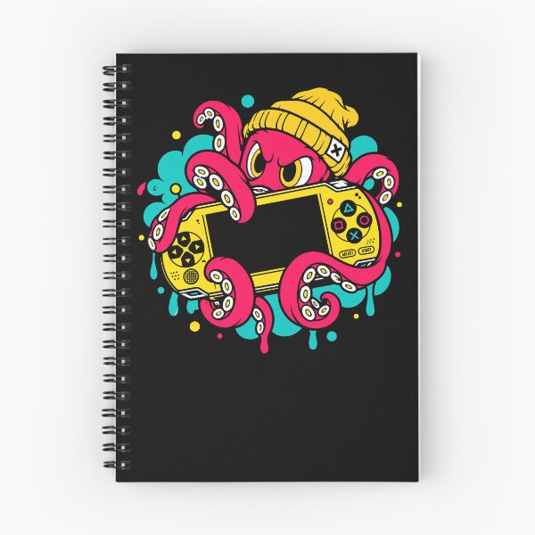 Item preview, Retro Gamer Octopus Handheld Gaming Pop Art designed and sold by Leeded.