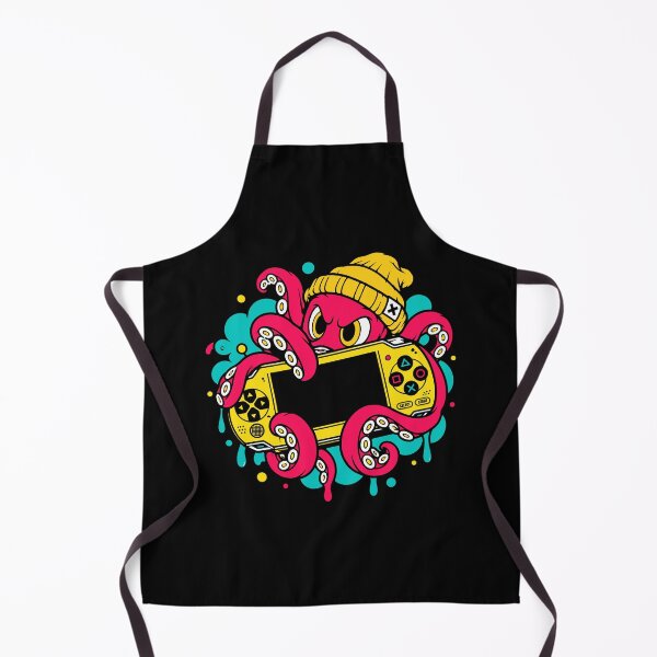 Item preview, Retro Gamer Octopus Handheld Gaming Pop Art designed and sold by Leeded.