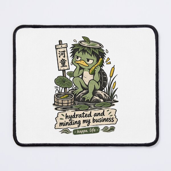 Item preview, Japanese Kappa Hydrated and Minding My Business designed and sold by tollaru.