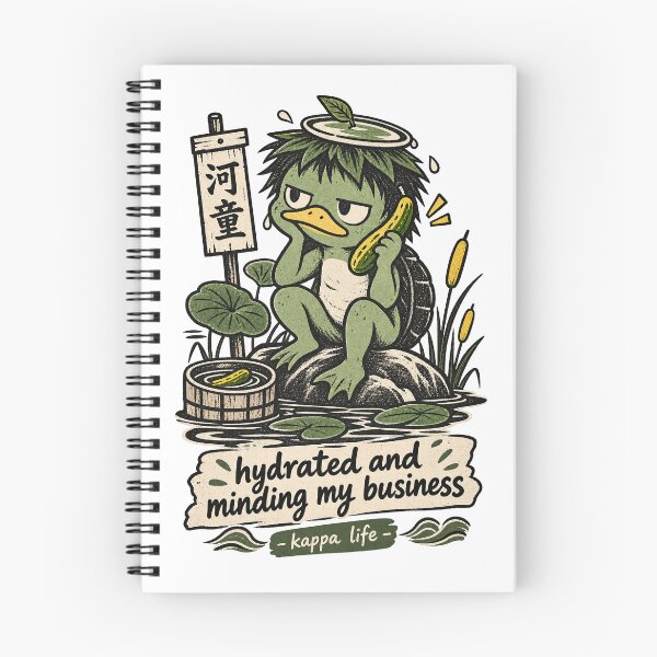 Item preview, Japanese Kappa Hydrated and Minding My Business designed and sold by tollaru.