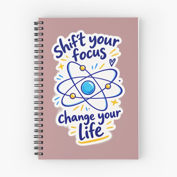 Item preview, “SHIFT YOUR FOCUS, CHANGE YOUR LIFE” color design  designed and sold by hypnoses.