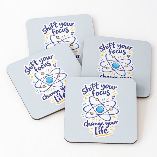 Item preview, “SHIFT YOUR FOCUS, CHANGE YOUR LIFE” color design  designed and sold by hypnoses.
