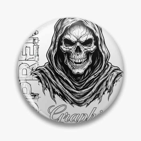 Item preview, SUPREME Graphix NEW YORK - Grim Reaper Skull Hooded Streetwear Vector designed and sold by VYBE DARK Studio.