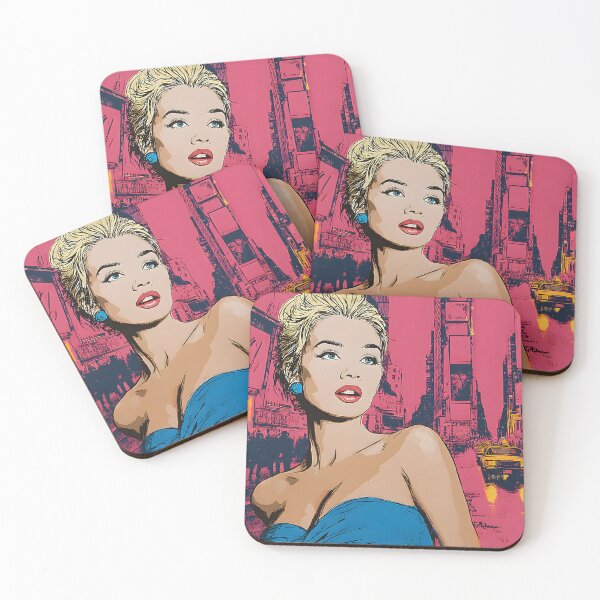 Item preview, Vibrant City Scene with Glamorous Woman Portrait designed and sold by Artessie.