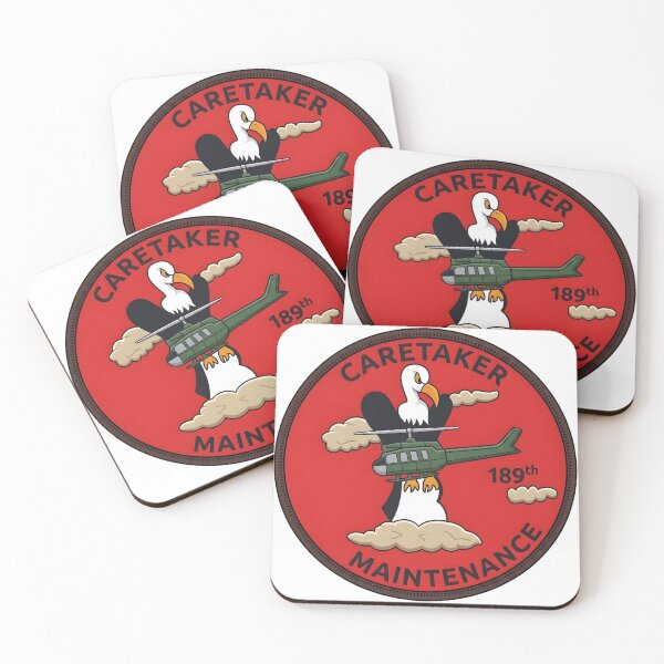 Item preview, US Army 189th Maintenance Company Caretaker Huey Emblem designed and sold by CharlieDesings.