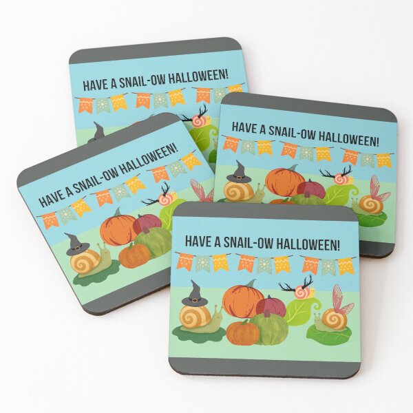Item preview, Cute Halloween Snails designed and sold by ArtByLilitUA.