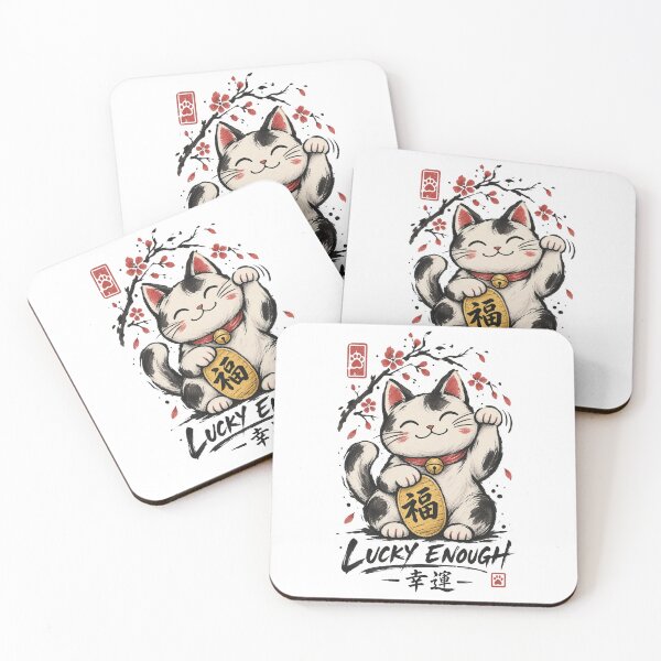 Item preview, Maneki Neko Lucky Cat Good Fortune designed and sold by tollaru.