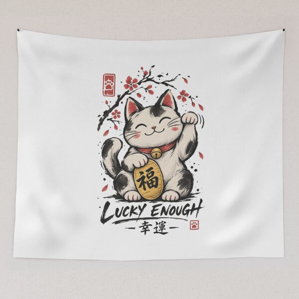Item preview, Maneki Neko Lucky Cat Good Fortune designed and sold by tollaru.