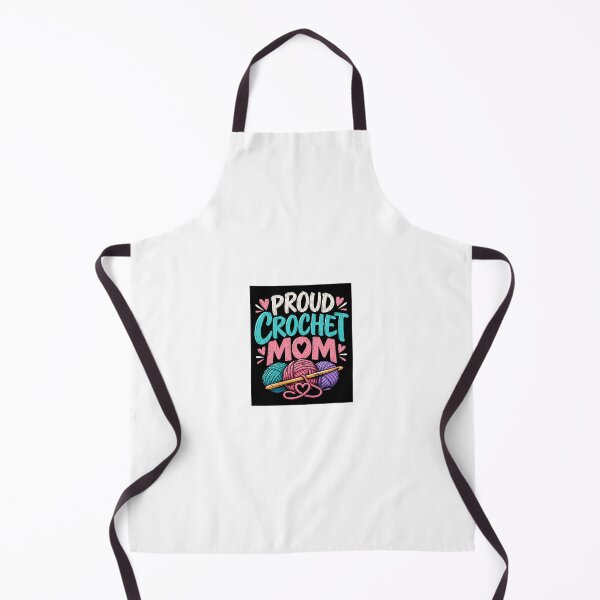 Item preview, Proud Crochet Mom – Crochet Lover Yarn & Hook Design designed and sold by MalickaArt.