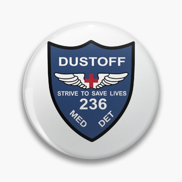 Item preview, US Army 236th Medical Detachment Dustoff Strive To Save Lives Shield Emblem designed and sold by CharlieDesings.