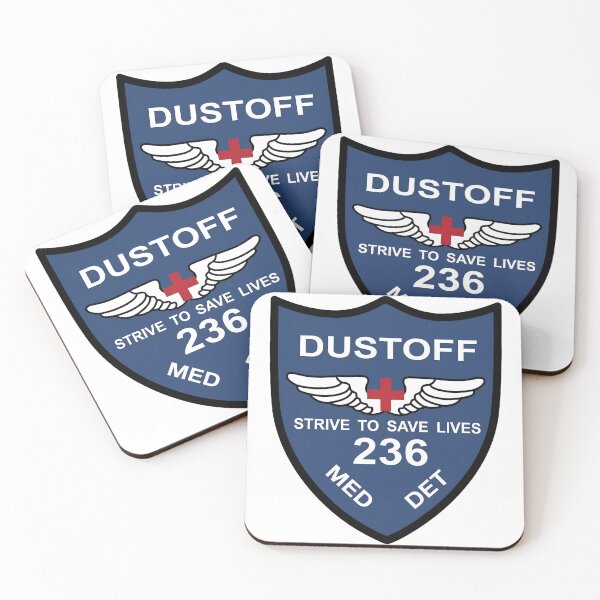 Item preview, US Army 236th Medical Detachment Dustoff Strive To Save Lives Shield Emblem designed and sold by CharlieDesings.