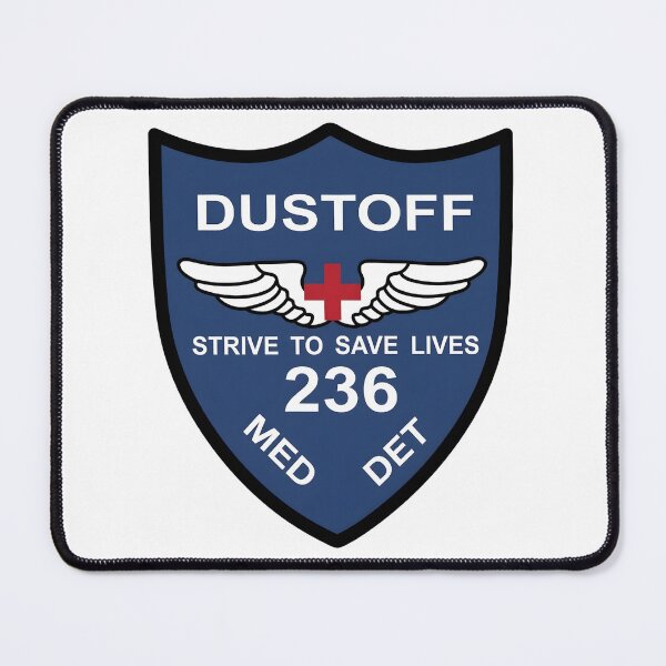 Item preview, US Army 236th Medical Detachment Dustoff Strive To Save Lives Shield Emblem designed and sold by CharlieDesings.