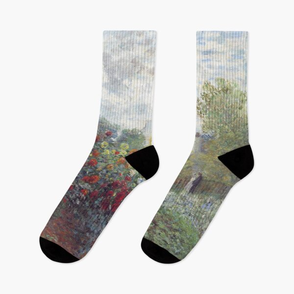 Item preview, The Artist's Garden in Argenteuil - Claude Monet designed and sold by NewNomads.