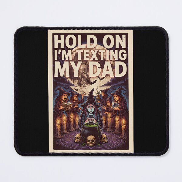 Item preview, Hold On I’m Texting My Dad Spooky Occult Humor designed and sold by Redgiant87x.
