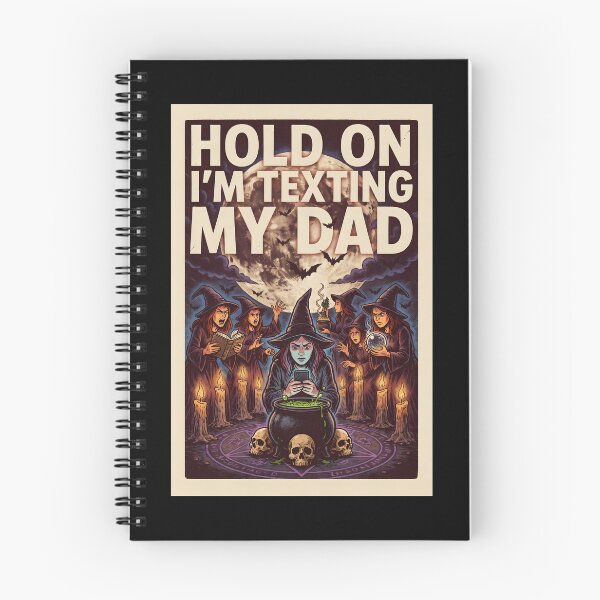 Item preview, Hold On I’m Texting My Dad Spooky Occult Humor designed and sold by Redgiant87x.