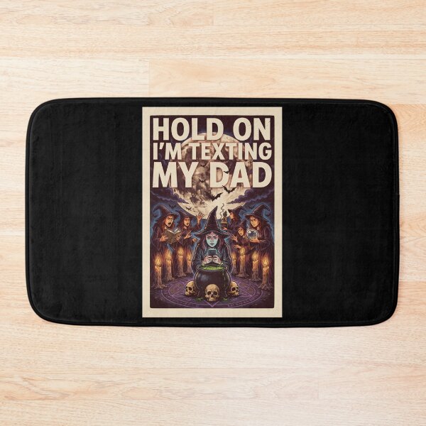 Item preview, Hold On I’m Texting My Dad Spooky Occult Humor designed and sold by Redgiant87x.