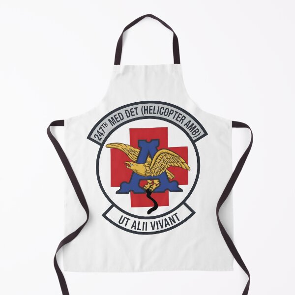 Item preview, US Army 247th Medical Detachment Helicopter Ambulance Ut Alii Vivant Emblem designed and sold by CharlieDesings.