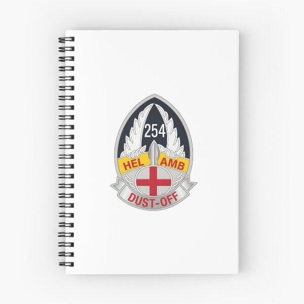 Item preview, US Army 254th Medical Detachment Helicopter Ambulance Dust-Off Crest Emblem designed and sold by CharlieDesings.