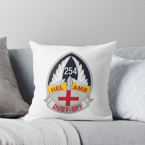 Item preview, US Army 254th Medical Detachment Helicopter Ambulance Dust-Off Crest Emblem designed and sold by CharlieDesings.