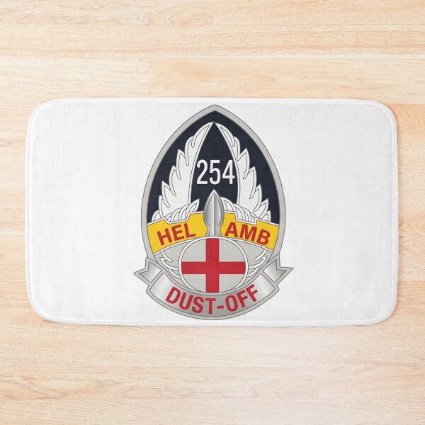 Item preview, US Army 254th Medical Detachment Helicopter Ambulance Dust-Off Crest Emblem designed and sold by CharlieDesings.