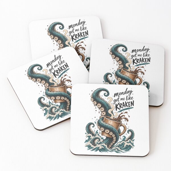 Item preview, Monday Got Me Like a Kraken designed and sold by tollaru.