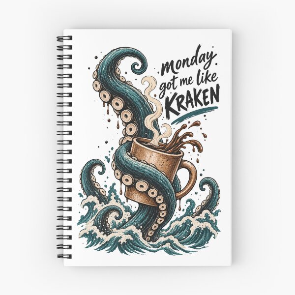 Item preview, Monday Got Me Like a Kraken designed and sold by tollaru.