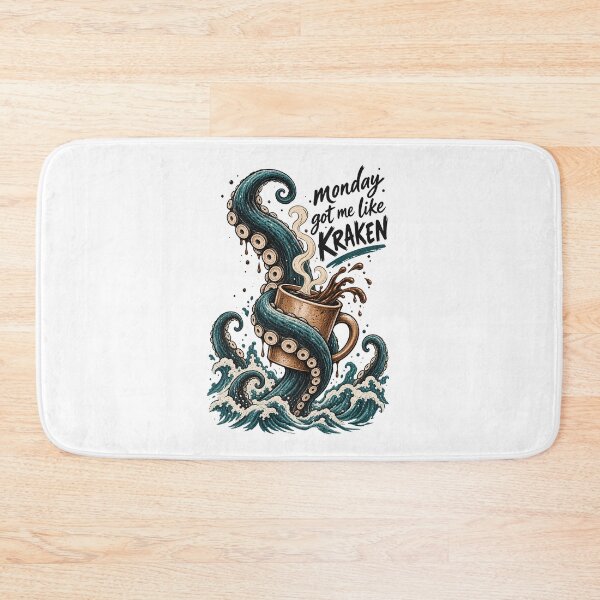 Item preview, Monday Got Me Like a Kraken designed and sold by tollaru.