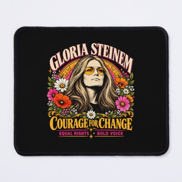 Item preview, Gloria Steinem Courage For Change Vintage Floral designed and sold by ByakuranRegan.