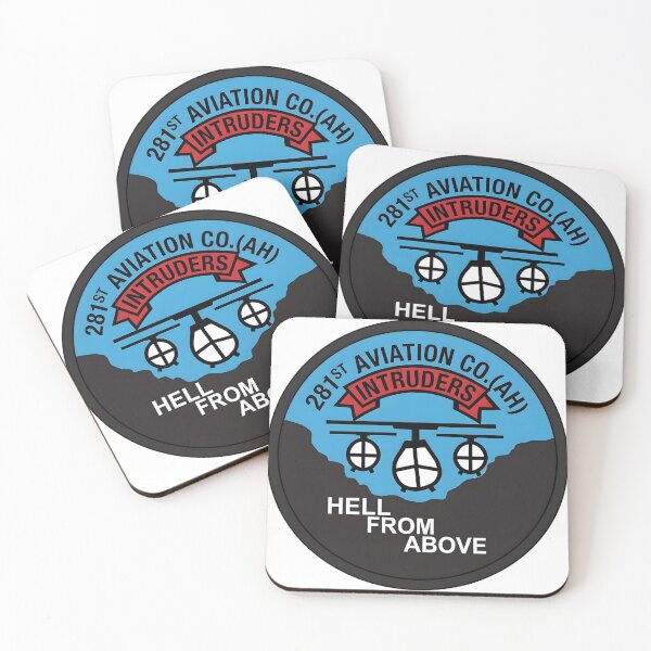 Item preview, US Army 281st Aviation Company Intruders Hell From Above Emblem designed and sold by CharlieDesings.