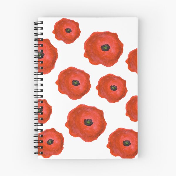 Item preview, Lots of Poppies Watercolor Blooms designed and sold by FarnwirbelArt.
