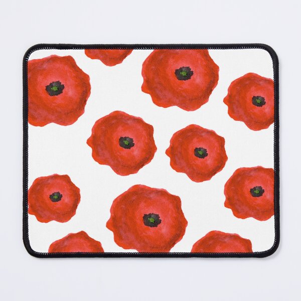 Item preview, Lots of Poppies Watercolor Blooms designed and sold by FarnwirbelArt.