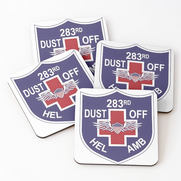 Item preview, US Army 283rd Medical Detachment Dust Off Shield Emblem designed and sold by CharlieDesings.